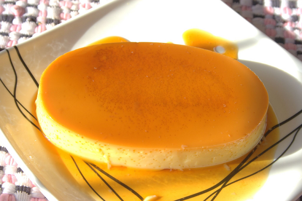 La crème caramel aux oeufs d’Eugénie