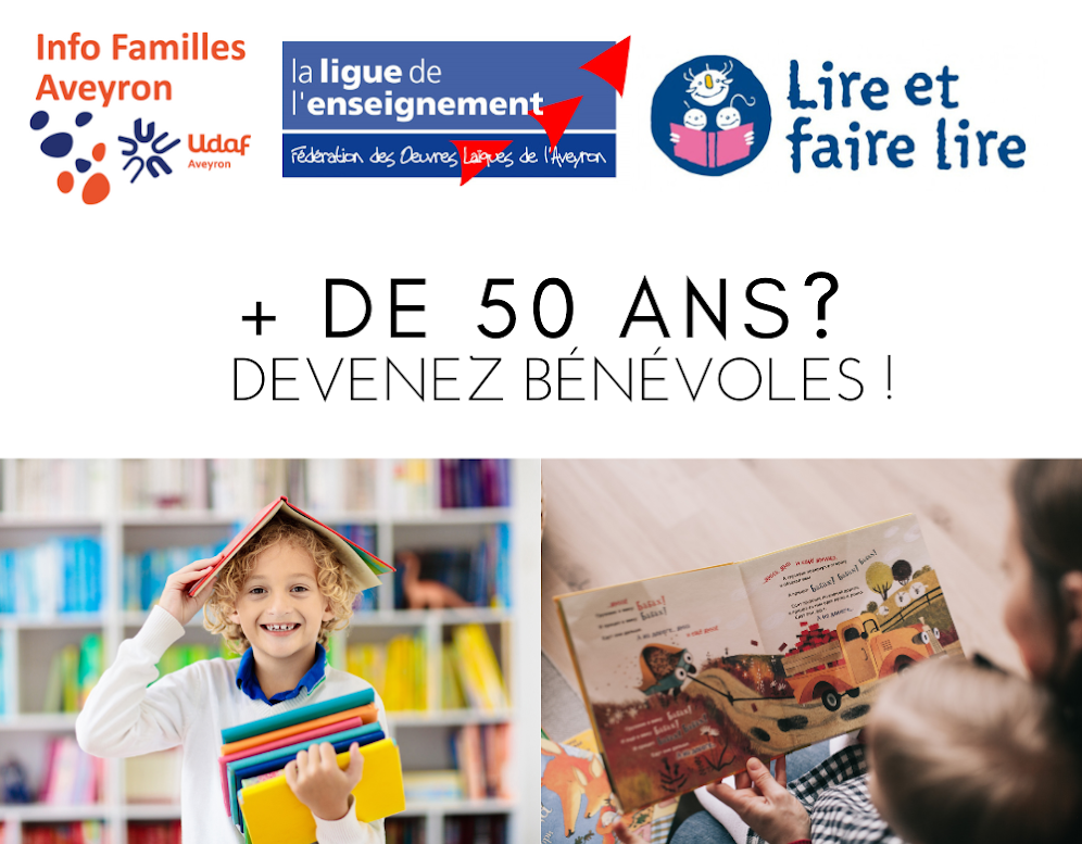 Actu Info familles Aveyron : Le réseau Lire et faire lire